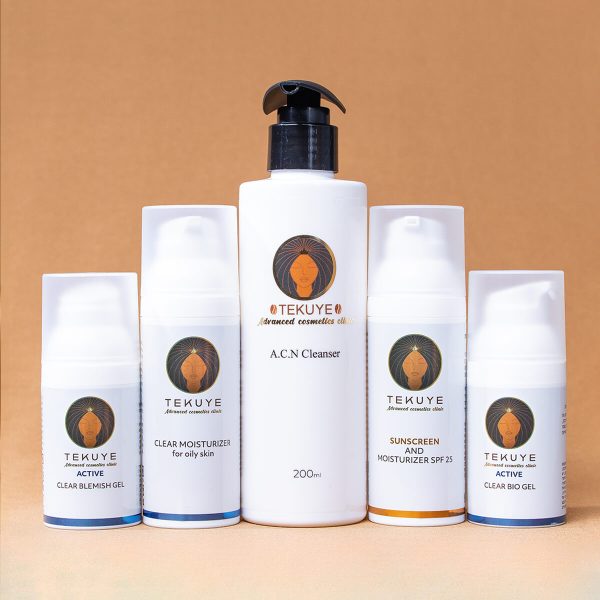 Package with 5 Products for Inflammatory Acne Treatment