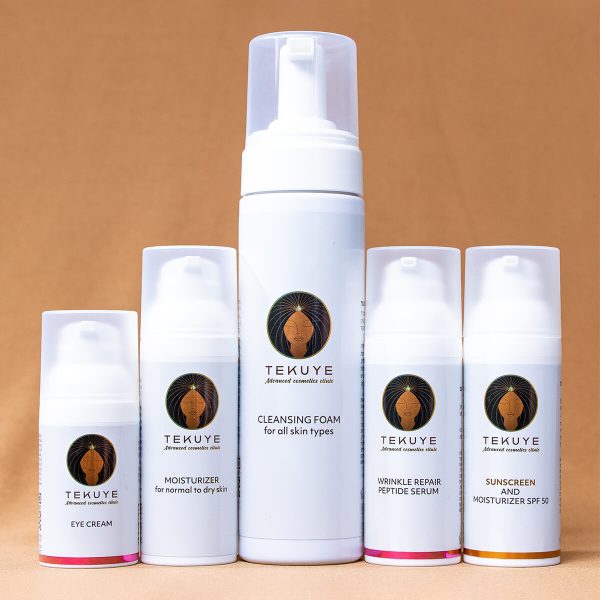 Package With 5 Products for Moisturizing Anti-aging Treatment